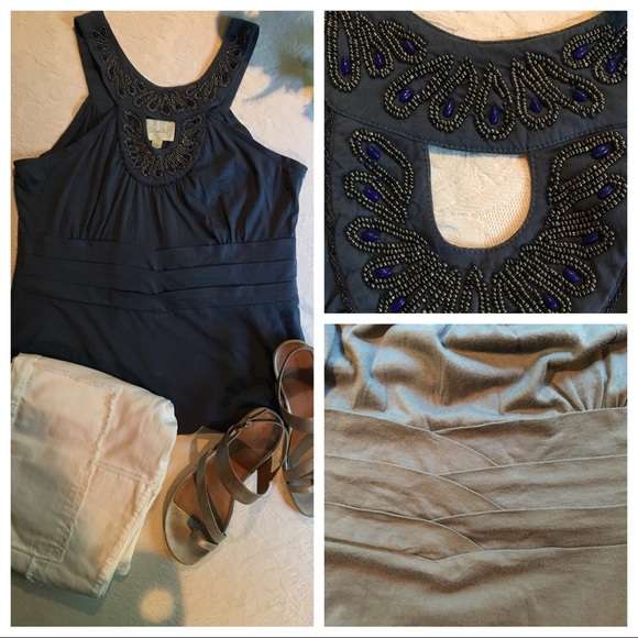 ANTHROPOLOGIE “Mythical Phoenix” Tank - Large - Picture 3 of 5